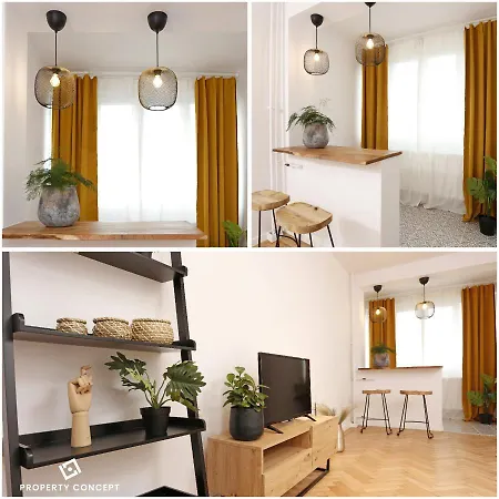 Daire Chic Scandinavian Style Studio Bükreş